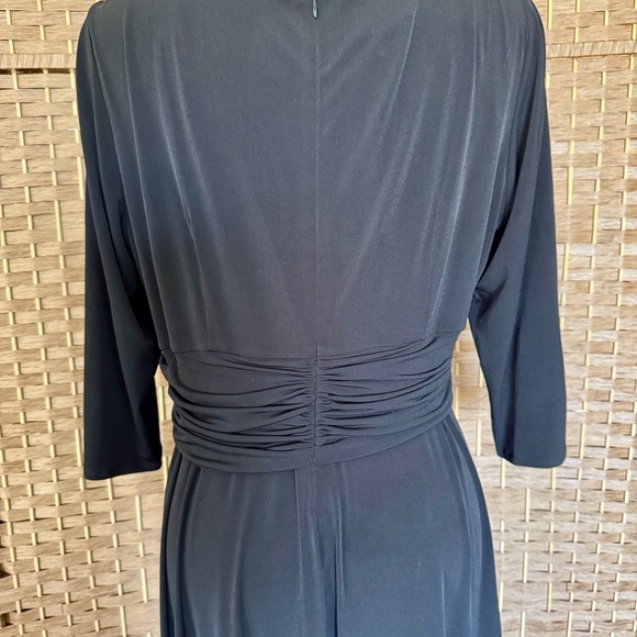 EUC Suzi Chin little black cocktail dress 14W - Picture 7 of 12